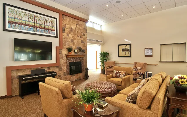 Senior Living, Kivel Campus of Care community living room